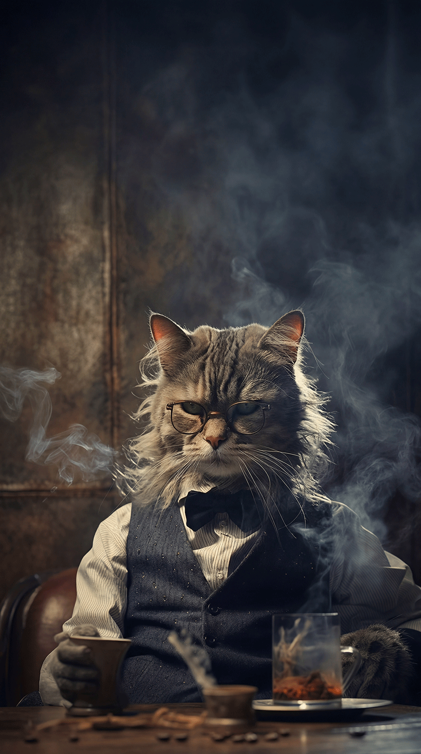 Vintage Lounge Scene