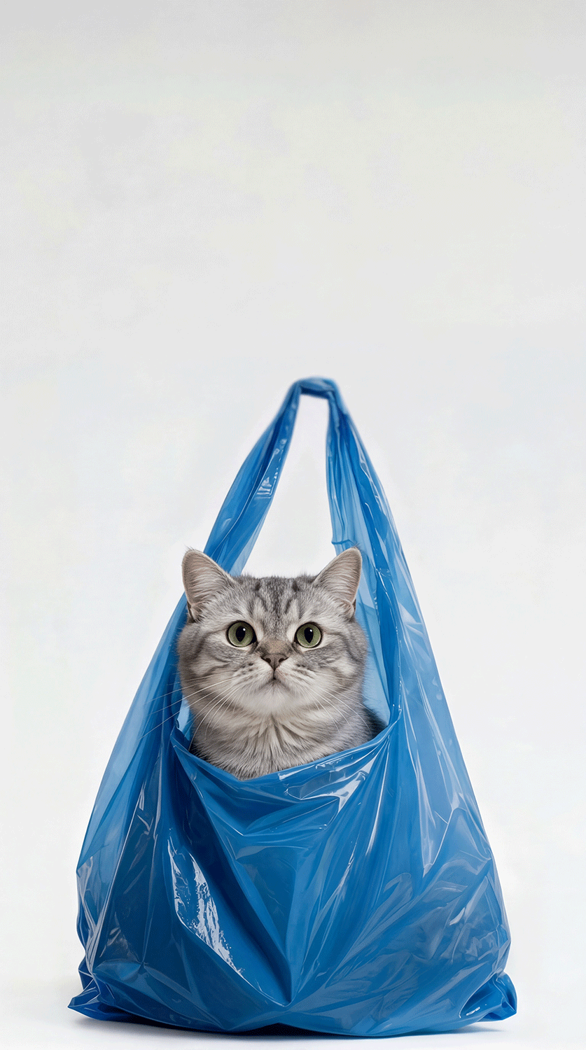Blue Shopping Bag