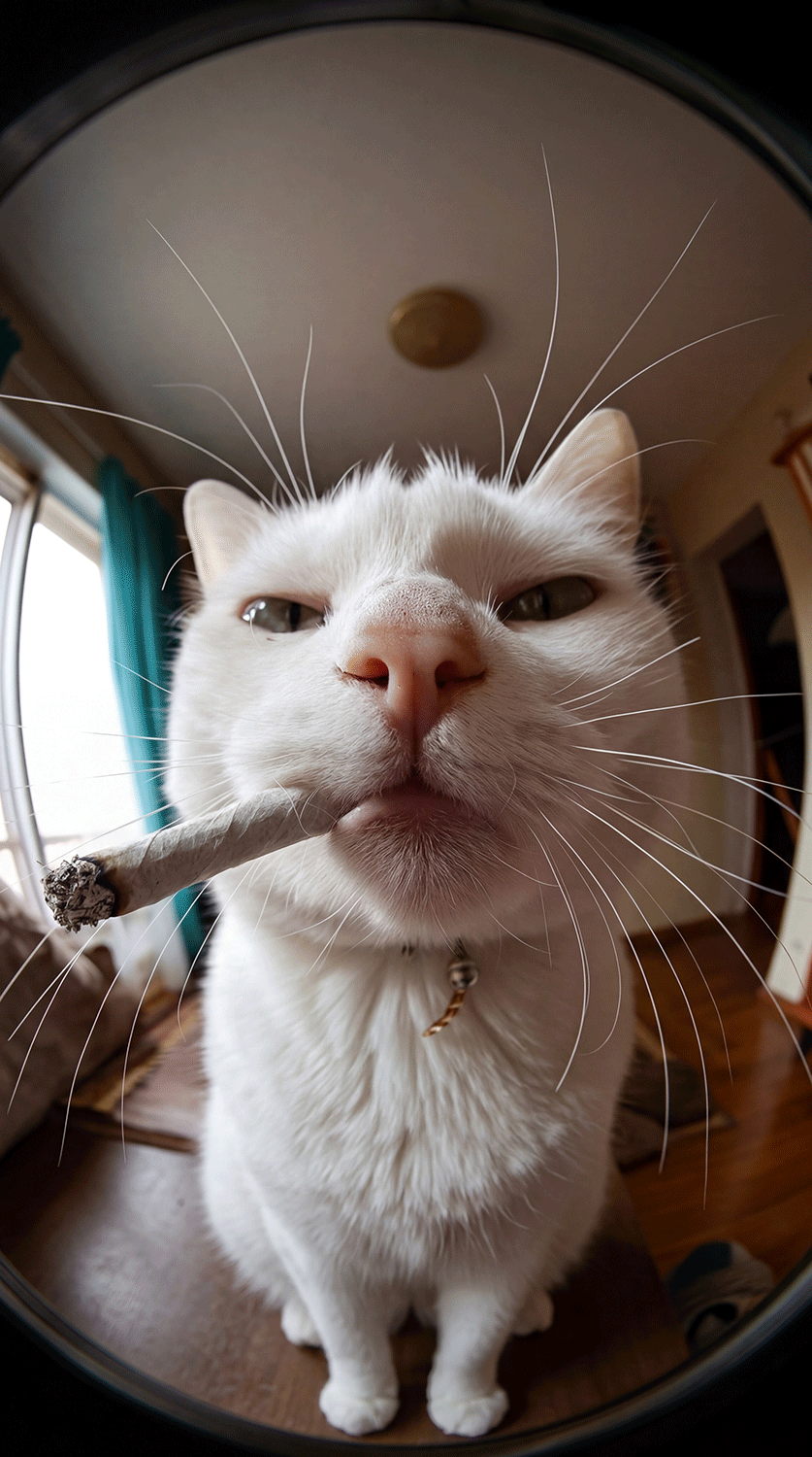 Fisheye Close-up Portrait