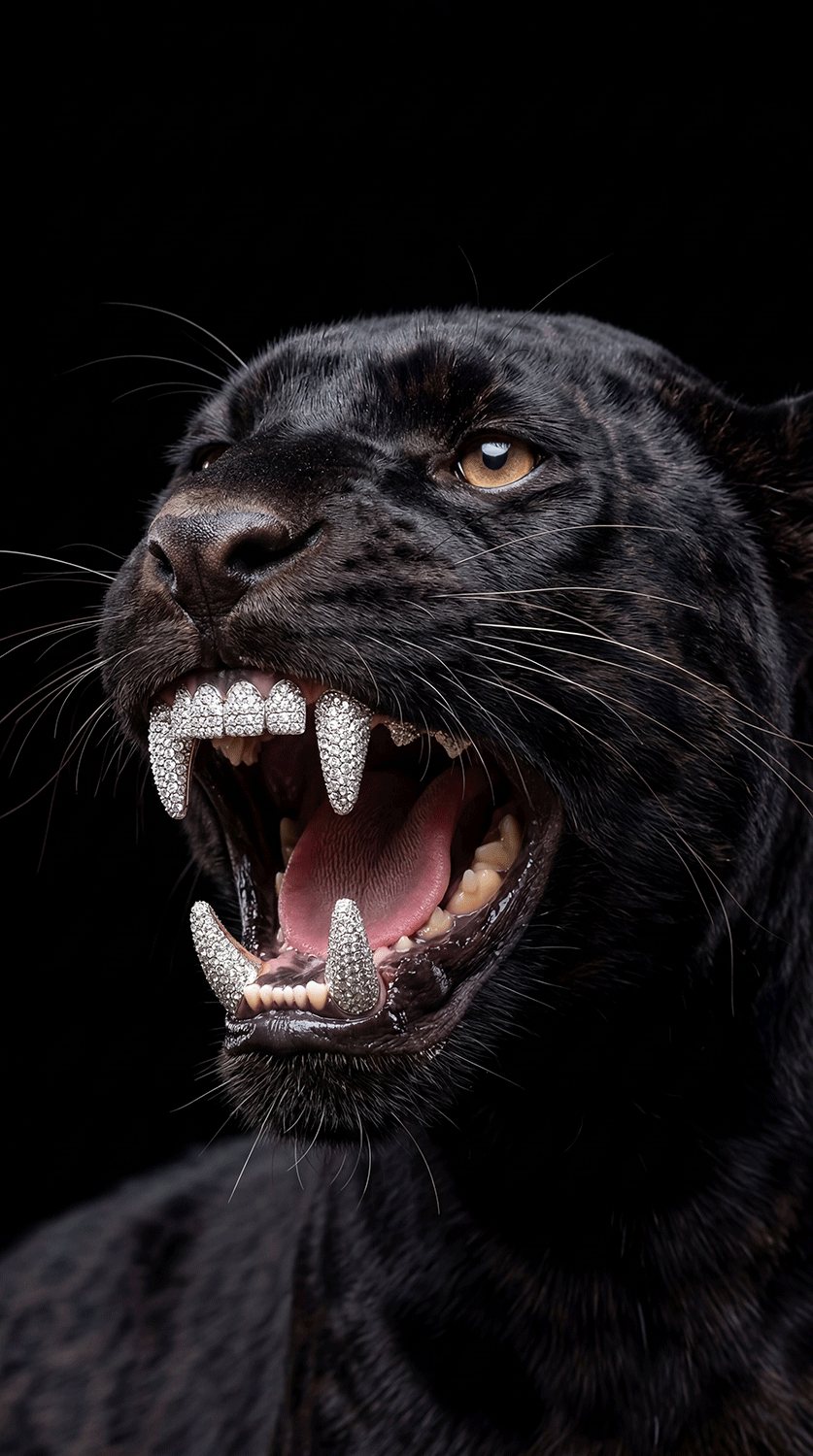 Diamond Teeth Portrait